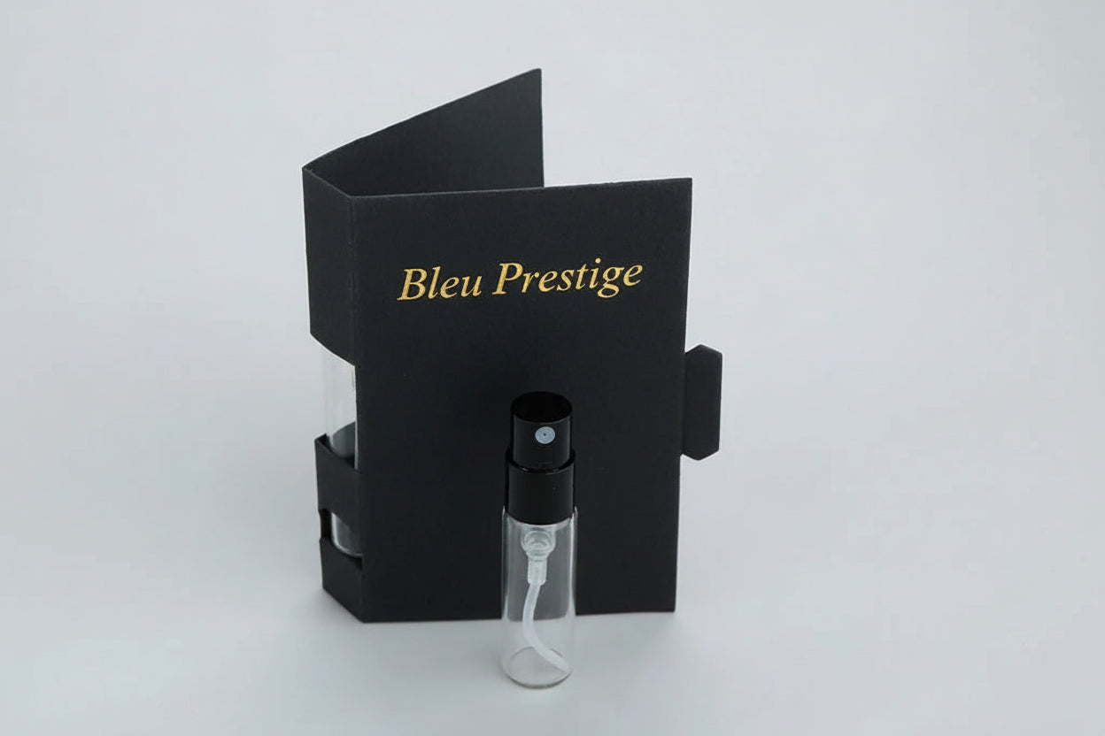 Photo de l'echantillon du parfum Bleu Prestige