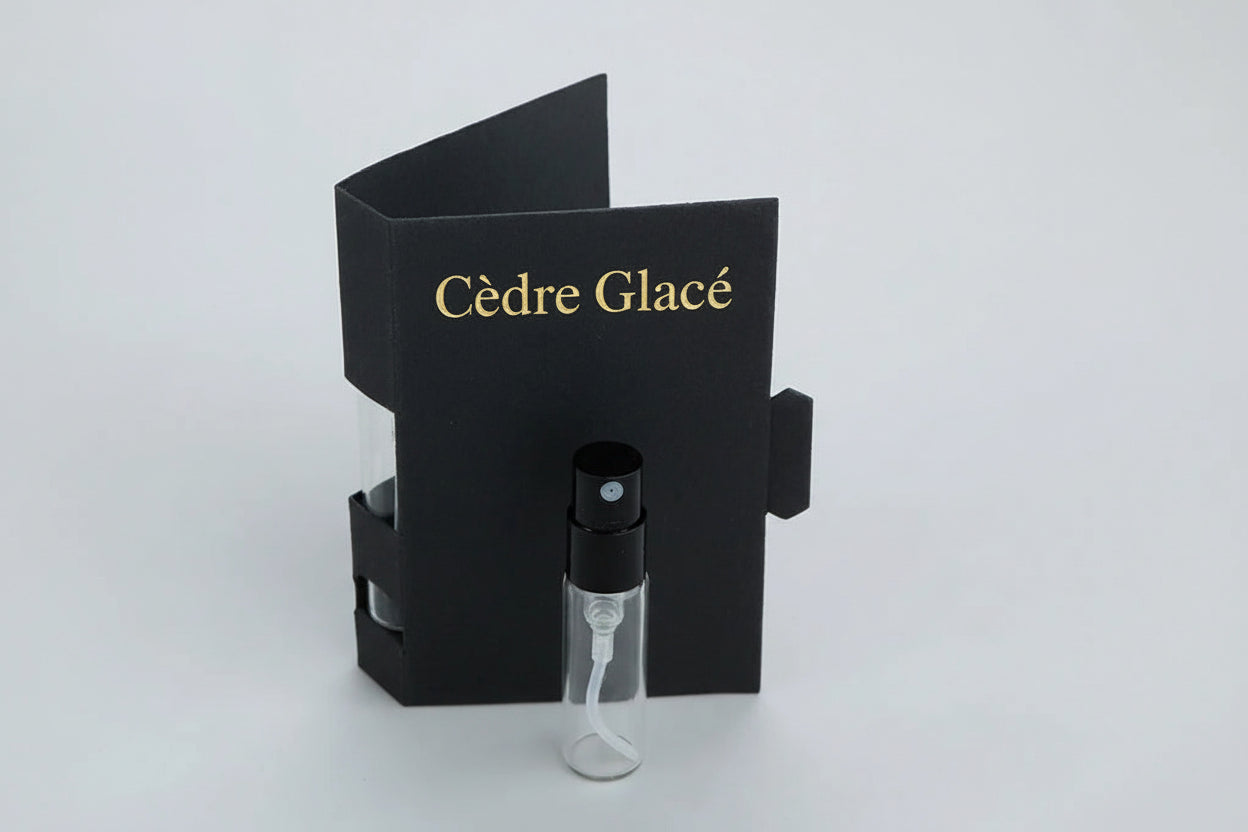 Photo de l'échantillon du parfum Cèdre Glacé
