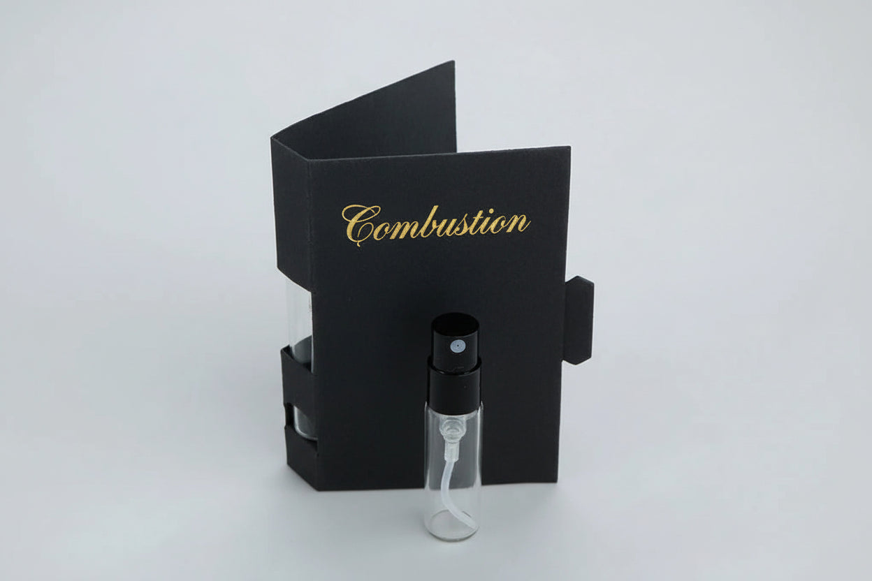 Photo de l'échantillon du parfum Combustion