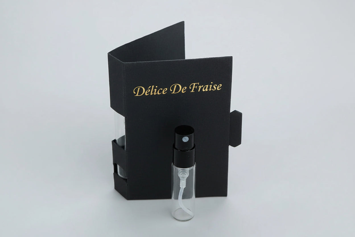 Photo de l'échantillon du parfum Délice de Fraise