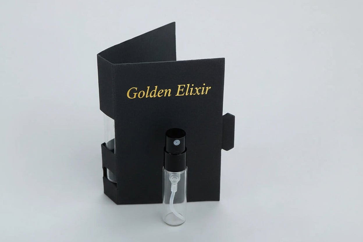 Photo de l'échantillon du parfum Golden Elixir