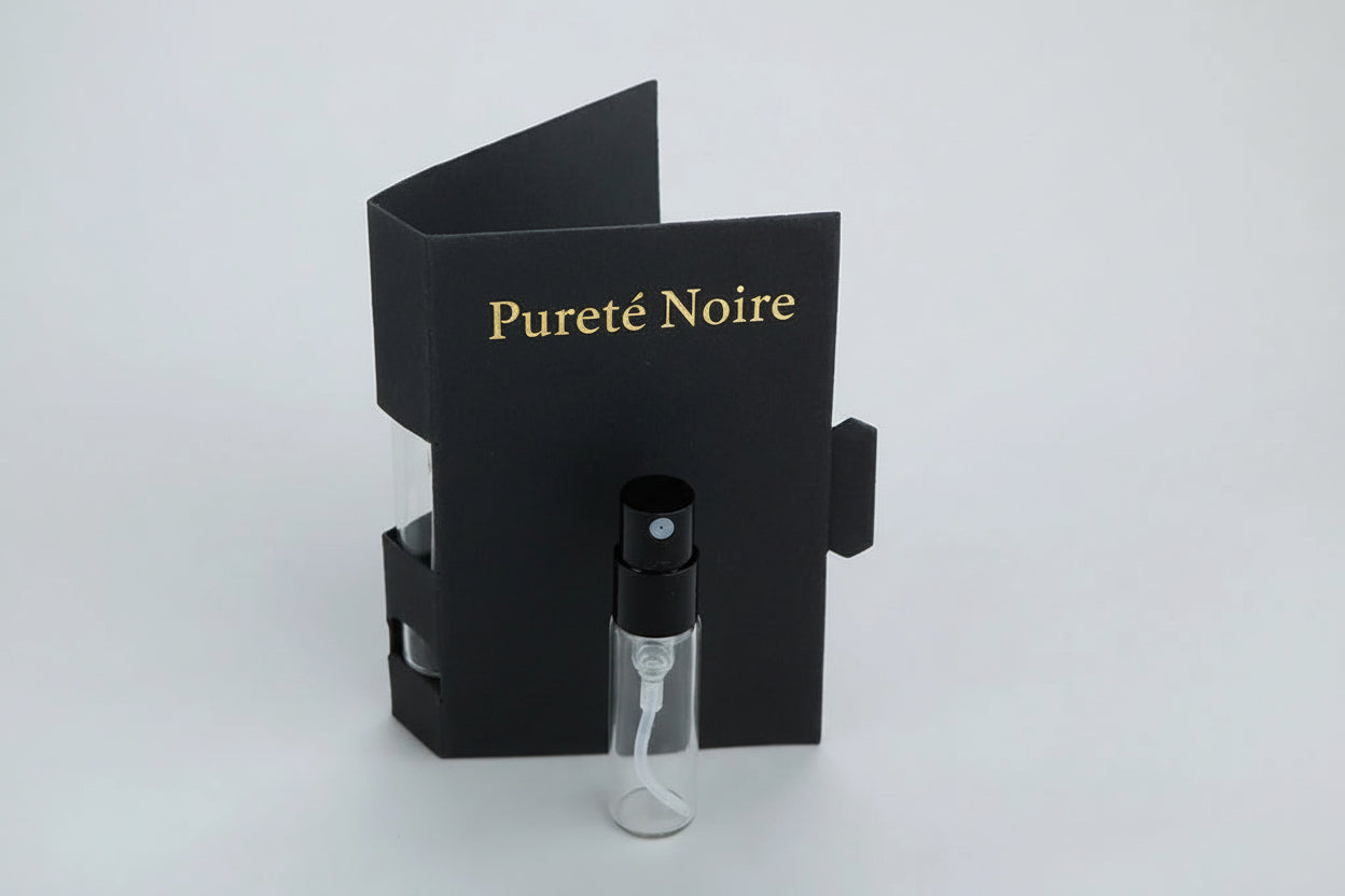 Photo de l'échantillon du parfum Pureté Noire
