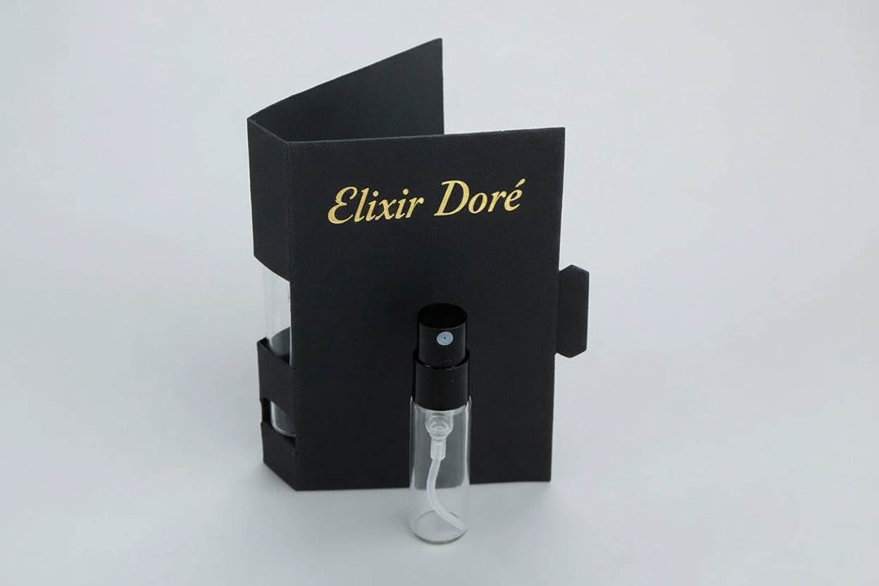Photo de l'échantillon du parfum Élixir Doré