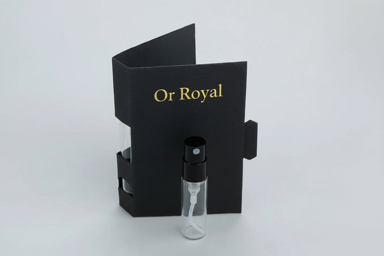 Photo de l'echantillon du parfum or royal